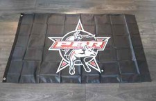 PBR Professional Bull Riders Banner Black Flag Rodeo Riding 3x5 feet Western