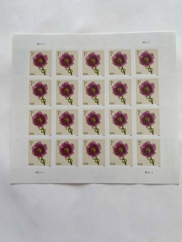 100 of 1-cent USA stamps Fringed Tulip ( 5 sheets ) USPS additional US Posta NEW - Picture 4 of 5