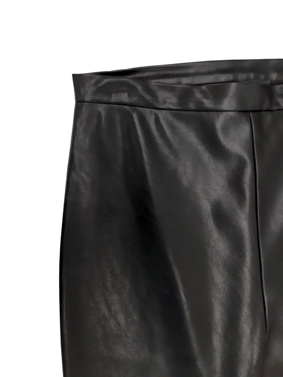 Pinko Black High-Waisted Cropped Trousers - UK 8 | eBay