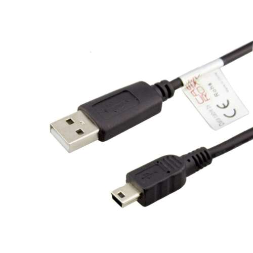 caseroxx Câble de données pour Garmin GPSMAP 495 Mini USB câble - Afbeelding 1 van 4