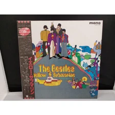 The Beatles/Yellow Submarine, Japan, with Obi, Red Vinyl Board VG+