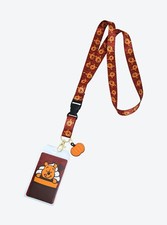 Disney Winnie The Pooh PUMPKIN SPICE Halloween Lanyard NEW