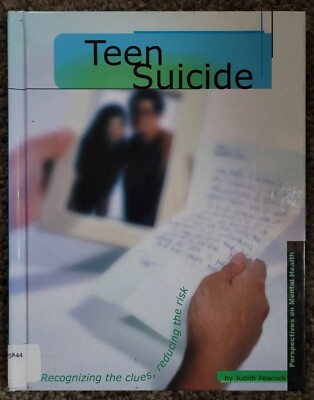 Teen Suicide Hardcover Judith Peacock HTF adolescent ex HS library book