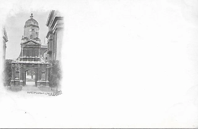 Cambridge - 4 x early undivided back vignette type postcards (unused) c.1900-02 - Image 4 of 4