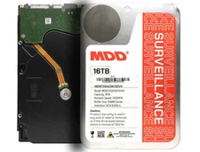 MDD  16TB 7200RPM 256MB SATA 6.0Gb/s 3.5" Internal Surveillance/CCTV Hard Drive