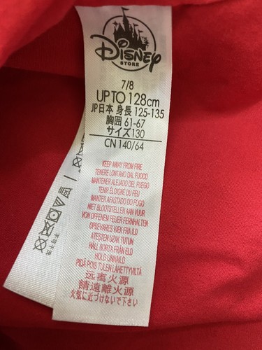 Girl's Black Corduroy Minnie Mouse Party Dress by Disney, Size: 7/8 (b32) - Picture 5 of 6