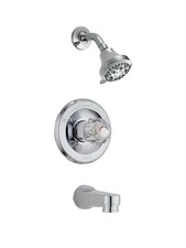 Delta 1-handle Multi Function Round Bathtub And Shower Faucet