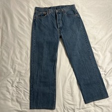 Vintage 1992 Levi’s 501 Button Fly Denim Jeans Made In USA 32/33 X 27in