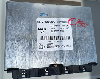 Steuergerät Elektronik FFR Siemens VDO 81258057066  A2C53220801 Bus/LKW 24V