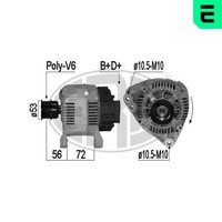 Lichtmaschine Generator Lima ERA 209162A FüR E36 Z3 BMW 14V 3Er Compact 5Er E34