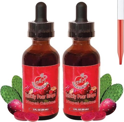 Prily Pear Nopal Cactus Supplement - Liquid Concentrated Drops - Cactus