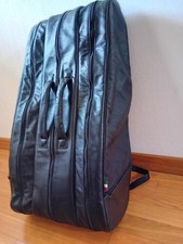 Borsa Tennis Cuoio Ricamo Personalizzato Artigianale Italiana - Interno Tecnico