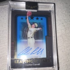 Topps Five Star Autograph Leaping for the Stars Corbin Carroll Diamondbacks 4/15