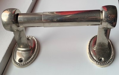 Toilettenpapierhalter Vintage silberfarben, Wandhalterung