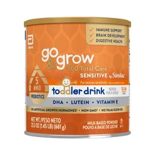 Go  Grow 360 Total Care Sensitive by Similac Toddler Nutritional Drink With 5