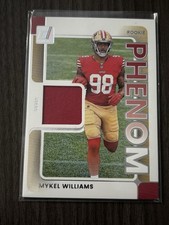 2025 Panini Donruss Mykel Williams Rookie Phenom Jersey Rookie Patch 49ERS