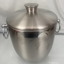 BELLEMAIN ZE STALI NIERDZEWNEJ PODWÓJNA ŚCIANA IZOLOWANE WIADRO DO LODU #4274 9" x 6" NOWE