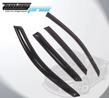 For Infiniti FX35 FX45 2003-2008 Black Window Rain Guards Visor 4pcs Set
