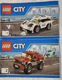Lego City #60128 Police Pursuit 2016 - 100% Complete with Instructions