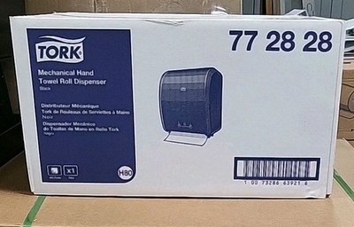 Tork 772828 Mechanical Paper Towel Dispenser, Black NOS
