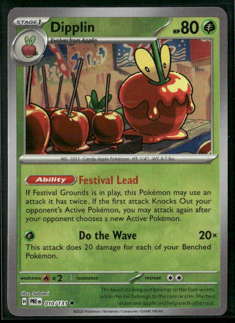 Dipplin (Poke Ball Pattern) Holo Uncommon SV: Prismatic Evolutions 010/131 NM