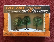 Vtg Life-Like Products N Gauge  Shade Trees 3 Pack S325:100 Unopened Box