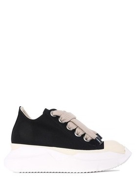 Rick Owens Sneaker low jumborace ABSTRACT schwarz & milch 151142954