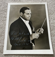 Czech Conductor Walter Susskind Autograph SIGNED 8x10 Glossy B&W Photo d80