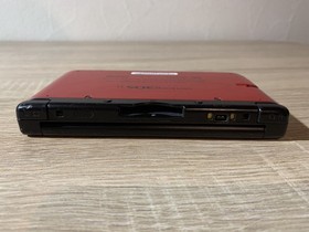 7241 Nintendo 3DS LL Red Black Good Condition TESTED