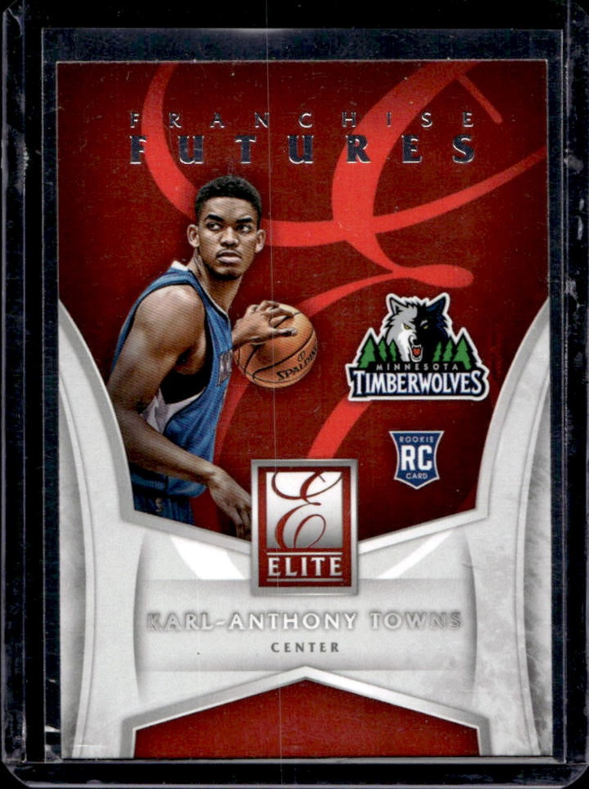 2015-16 Donruss Karl-Anthony Towns Elite Franchise Futures RC #1 Timberwolves