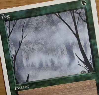 X 1 Fog NM-M 4th Edition MTG Magic The Gathering