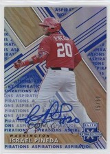 2019 Panini Elite Extra Edition Aspirations Blue /50 Israel Pineda #174 Auto 2u3