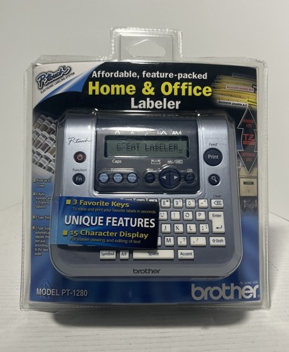 Brother P-Touch Model PT-1280 Electronic Home and Office Labeling System Labeler
