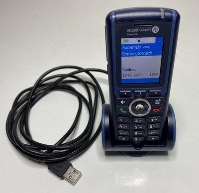 ALCATEL LUCENT 8234 DECT Telefon + Ladeschale TOP Zustand Akku Stark OVP Folie