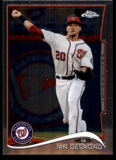 Ian Desmond 2014 Topps Chrome #97 Nationals MLB READ FREE SHIPPING AutographDen