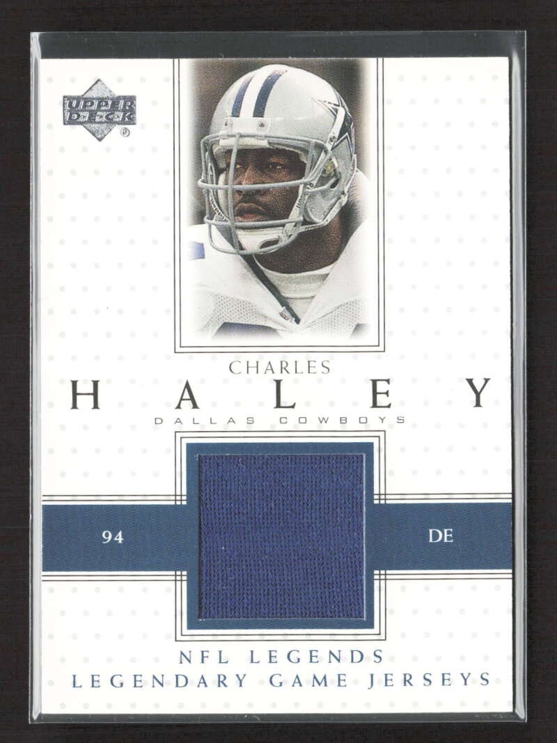 2000 Upper Deck Legends Charles Haley Legendary Game Jersey Cowboys DV9838