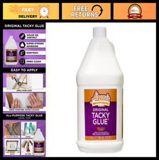 All-Purpose Tacky Glue for Crafts  DIY, Fast-Drying Clear Adhesive, 1 Gallon