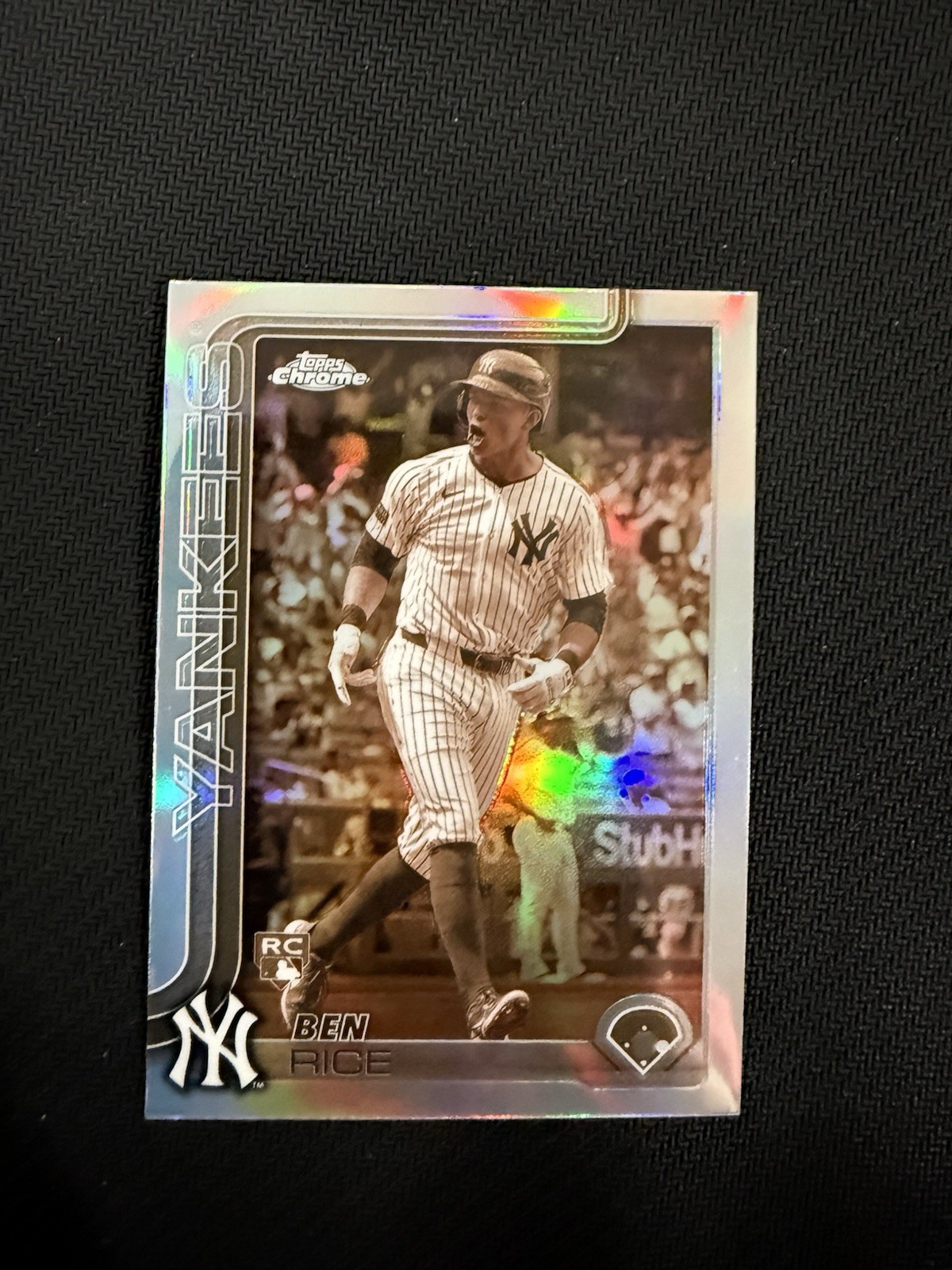 2025 Topps Chrome - Ben Rice #139 Sepia Refractor (RC)