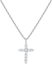14K Gold Plated Cross Necklace for Women