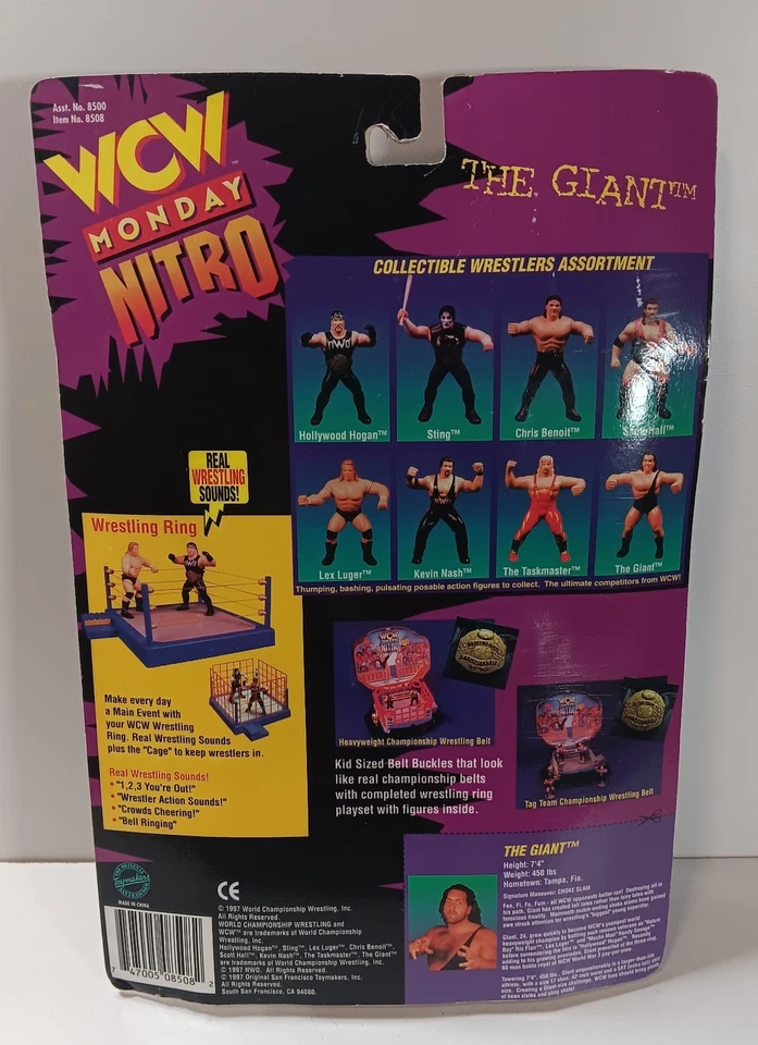 Figura de acción vibrante The Giant 1997 WCW sellada WWE Big Show Paul Wight AEW Foto 2 de 4