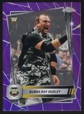 2025 Topps Chrome WWE Purple Refractor #9 Bubba Ray Dudley – Legend