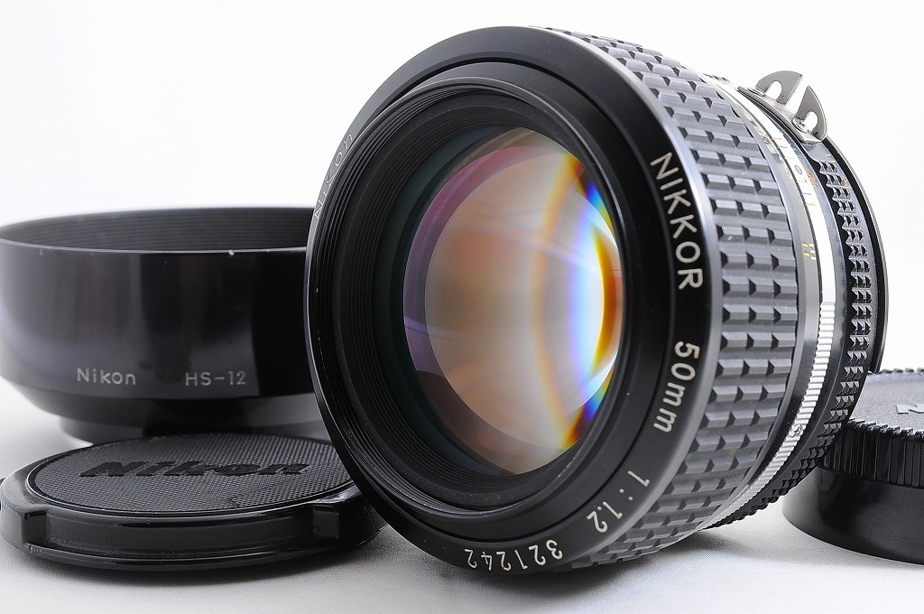 NEAR MINT+】NIKON AIS NIKKOR 50mm MF Standard Lens +HS-12