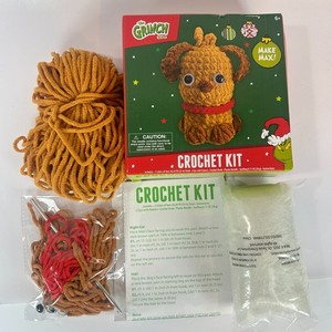 Dr. Seuss The Grinch Make Max Crochet Kit Amigurumi Dog Plush Craft Set Complete