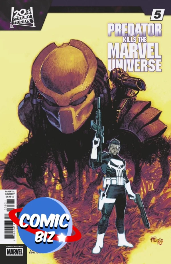 PREDATOR KILLS THE MARVEL UNIVERSE #5 (2025) *RUAN HUNTING THE HUNTERS VARIANT*