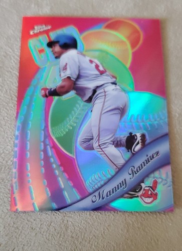 Manny Ramirez [Refractor] #AE9 1999 Topps Chrome All Etch card