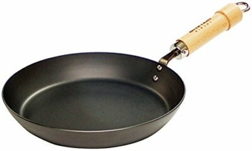 RIVER LIGHT KIWAME Heat-Treated Iron Induction Frying Pan 28cm IH compatible