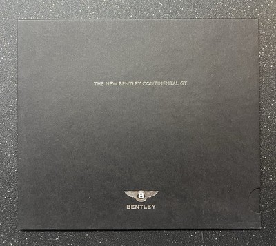 BENTLEY Continental GT Car Sales Brochure Specification Literature Pack 2003