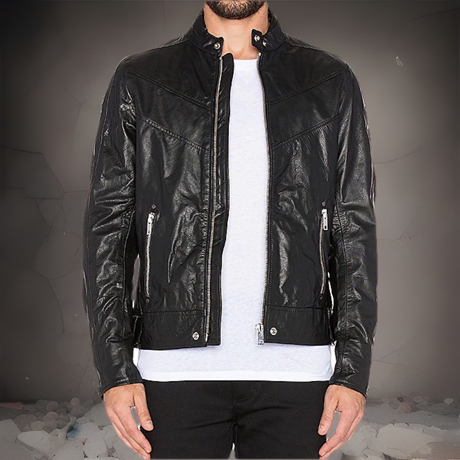 Archive diesel leather jacket - Gem
