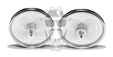 ORIGINAL LOWRIDER 16  Chrome Bicycle Wheel 144 Spoke Dayton Rims Set 3/8 Axle.