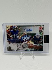 2025 Wild Card Splat Dual Auto: Cam Skattebo AND RJ Harvey True 1/1 RARE